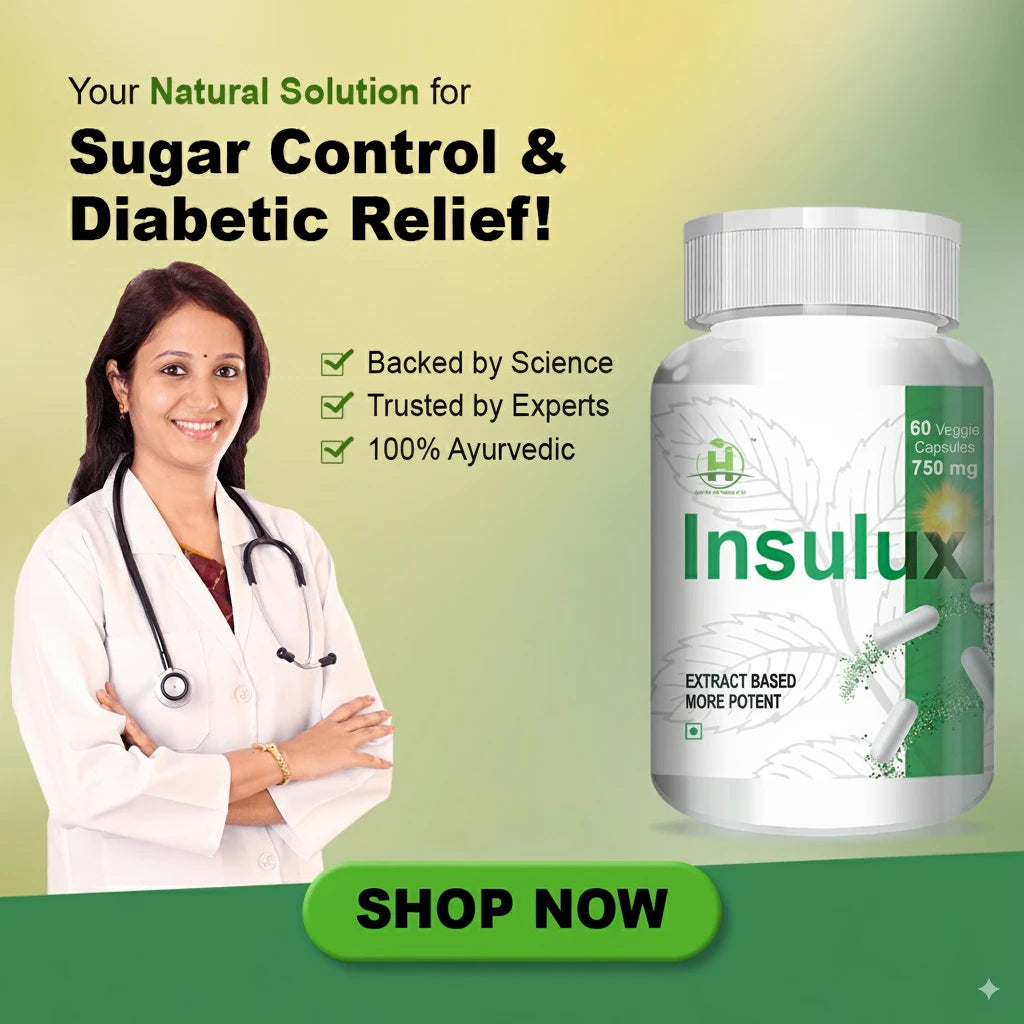 Insulux - Advanced Ayurvedic Formula for Blood Sugar Control